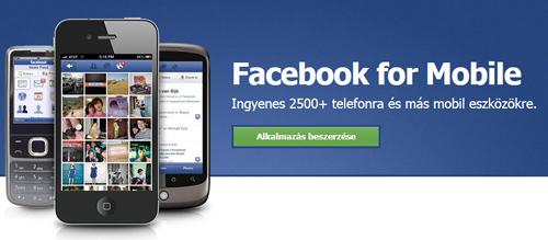 Facebook mobil alkalmazás Facebook mobil alkalmazás